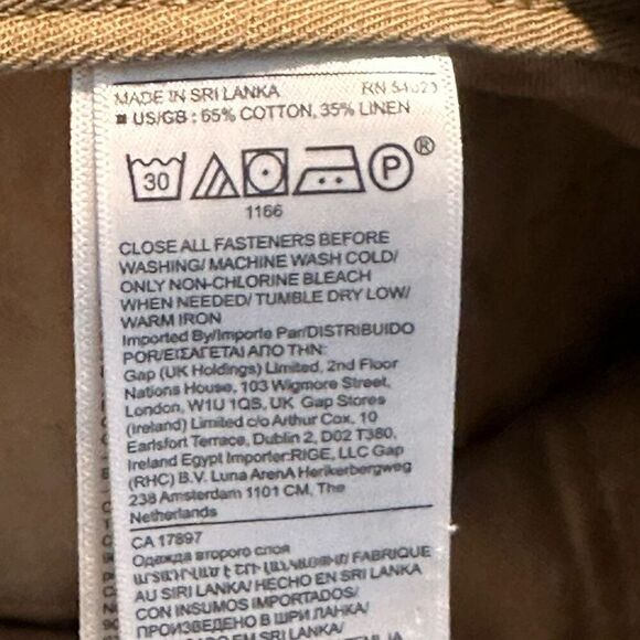 NWT BANANA REPUBLIC Utilitarian Khaki HERITAGE EXPLORER PANTS - Picture 4 of 4